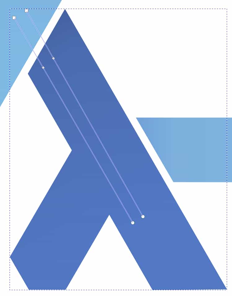 A view of the NixOS logo source showing two gradient definitions.